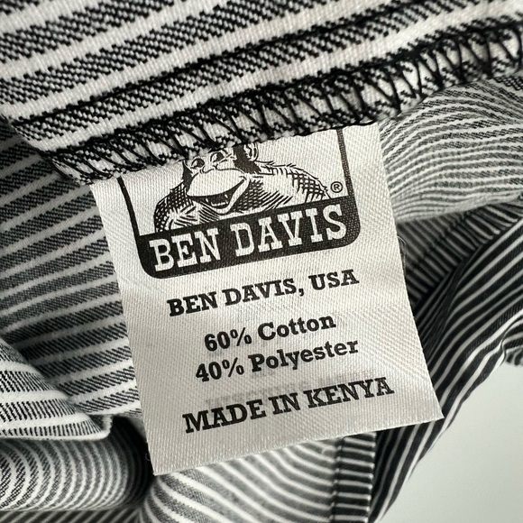 Ben Davis 1/2 zip stripe shirt - Picture 8 of 8